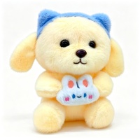 Mainan Anjing Boneka Plush Custom Grosir Ekonomis, Isi Kapas PP, Super Lembut, MOQ Rendah untuk Anak-anak, untuk Penggunaan Sehari-hari