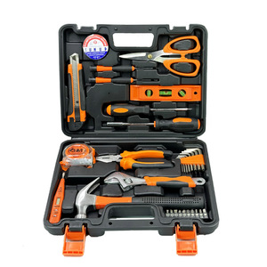32 Piece Household Tool Set 1/4 In Socket Drive Steel Tools For Home Repair Tool Case - Product Image 1