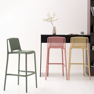 <span class=keywords><strong>Taburete</strong></span> alto de plástico popular moderno para comedor <span class=keywords><strong>y</strong></span> Bar en casa para mostrador de <span class=keywords><strong>mesa</strong></span> de cocina restaurante <span class=keywords><strong>y</strong></span> bar - Product Image 4