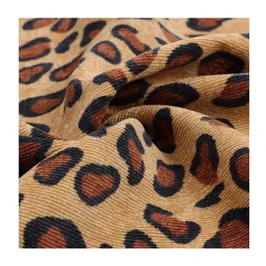 OEM custom print organic cotton corduroy fabric