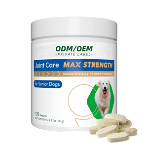 Integratore per Articolazioni di Cani Anziani OEM/ODM - <span class=keywords><strong>Compresse</strong></span> Masticabili a Base Vegetale con Glucosamina, Condroitina e Cozza Verde per il Sollievo dal Dolore - Product Image 1