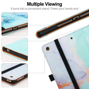 Housse de tablette multi-angle en cuir PU pour <span class=keywords><strong>iPad</strong></span> <span class=keywords><strong>9</strong></span>/8/7 Gen 10.2 pouces 2021/2020/2019 TPU - Product Image 6