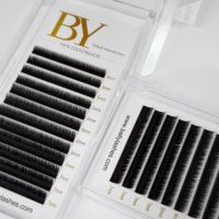 Extensions de cils inférieurs 0.05 J Curl Easy Fan Cashmere Noir Mat