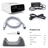 Moteur dentaire électrique portable avec tube lumineux LED, pulvérisation d'eau interne, NL400, micromoteur électrique sans balais externe pour laboratoire dentaire