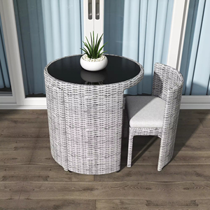 Silla de Comedor Moderna de Lujo para Exteriores, Color Marrón, Respaldo de Mimbre Tejido, Silla Impermeable con Brazos para Hotel, Jardín, Patio - Product Image 1