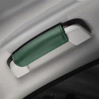 Housse de protection respirante en cuir de luxe pour poignée de toit de voiture, installation facile avec Velcro, antidérapante, accessoires intérieurs