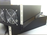2U 3u 4u 6u 30u Universal Vented Rack Mount Kantilever Rak Kabinet Server Tetap