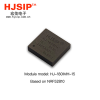 Module HJSIP HJ-180IMH-15 BLE5.1 avec port UART, Internet des objets sans fil, NRF52810, antenne intégrée, 5*5.5*1.3MM, Chine