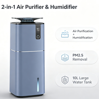 Humidificateur et purificateur d'air 2-en-1 à technologie de pointe 2026, filtre HEPA H13, Wi-Fi intelligent, humidificateur et purificateur d'air à haut CADR