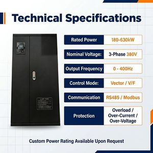 <span class=keywords><strong>Convertidor</strong></span> <span class=keywords><strong>de</strong></span> Frecuencia <span class=keywords><strong>de</strong></span> Gran Potencia 315KW 355KW 400KW 450KW 500KW 560KW 630KW 380V Trifásico VFD AC Drive OEM ODM - Product Image 3
