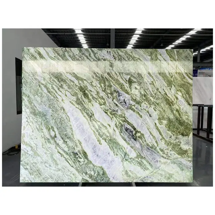 JYS atacado China novo gelo verde mármore lajes, personalizável para bancadas, escadas, revestimento da parede, ladrilhos