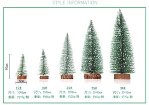 Bàn Nhỏ Để Cây Tuyết Tùng Cây Thông Noel Bàn Nhỏ Để Trên Cửa Sổ - Product Image 6