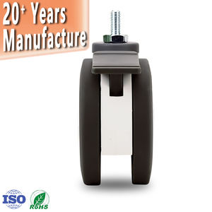 Roulette Cetral Verrouillage Double Tige Ensemble 1250mm 100mm 75cm 125Kg Lit Médical Sans Bruit Bébé Lit Roulette Roue - Product Image 4