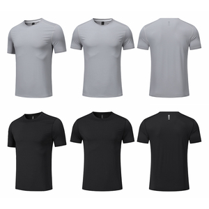 T-shirt de compression pour homme, coupe ajustée, séchage rapide, extensible dans quatre directions, anti-transpiration, style muscle - Product Image 2
