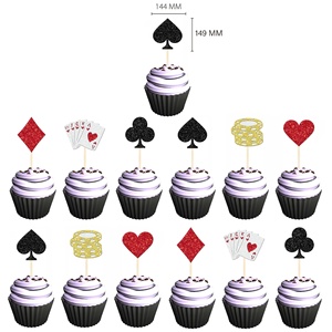 ชุดอุปกรณ์ตกแต่งงานวันเกิดธีมโป๊กเกอร์ 4 ชิ้น สำหรับ<span class=keywords><strong>จัด</strong></span><span class=keywords><strong>ฉาก</strong></span>กลางแจ้ง - Product Image 4