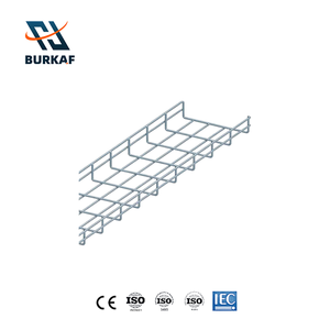 Stainless Steel Wire Cable <strong>Tray</strong> Mesh Basket Type Cable <strong>Tray</strong> For Office Building Cable Management - Product Image 5