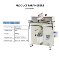 Máquina de Serigrafía Semiautomática APM S650, Área de Impresión 200x630mm, 1 Estación, Uso Universal para las Industrias del Vidrio y Plástico