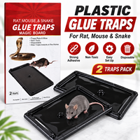 Perangkap Tikus Lem Plastik Grosir, Papan Lem Tikus Perekat Kuat, Penangkap Tikus Sekali Pakai Non-Toksik, Produsen OEM