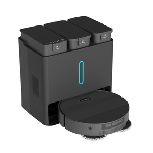 Robot aspirateur et serpillière Sharetronic 6000Pa LDS Lidar avec station de nettoyage automatique mains libres - Product Image 6