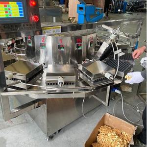 Machine de fabrication automatique de gaufrettes de chocolat industrielle 380V 27KW Ligne de production de gaufres gaufres biscuits Machine de fabrication de gaufres belges - Product Image 5