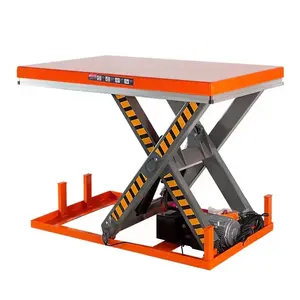 Warehouse Elevator Lift 1000Kg Double Scissor Mobile Lift Table