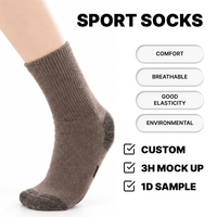 Chaussettes de sport athlétiques légères et respirantes en maille pour l'entraînement quotidien
