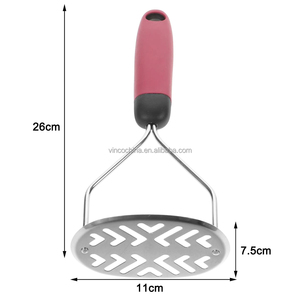 Herramienta trituradora manual de patatas para puré de alimentos sin esfuerzo para frutas y verduras de aguacate Agarre ergonómico - Product Image 2