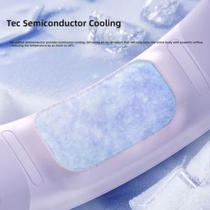 <b>Usb</b> Charging 4000Mah Rechargeable Portable <b>Mini</b> High Quality Semiconductor <b>Fan</b> Outdoor Summer Personal Neck Cooling - Product Image 2
