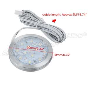 Plafonnier LED 12V pour voiture, lampe de lecture intérieure en alliage, pour caravane, bus, bateau, camping-car, maison - Product Image 6
