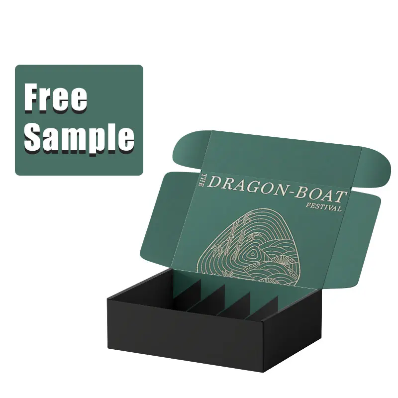 Free Sample Black Purple Luxury Custom Logo Skincare Packaging Mailer Box With Corrugated Insert, Beauty Set Paper Shipping Box
