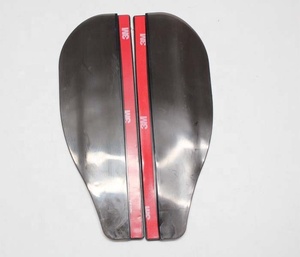 Autocollant de rétroviseur de voiture en PVC noir 2 pièces, pare-brise de pluie - Product Image 6