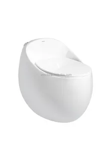 Chất lượng cao nước hiệu quả các loại siphonic một mảnh hình dạng trứng nhà vệ sinh bát gốm sứ vệ sinh nhà vệ sinh