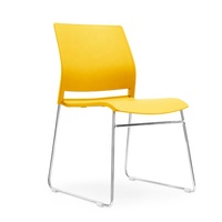 Chaise d'entraînement empilable en plastique, haute qualité, moderne, pour conférence, réunion