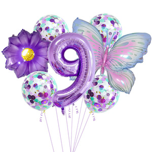 Set di Palloncini 32 Pollici con Numeri da 1 a 9 per Decorazioni Festa di Compleanno Bambini, Baby Shower, Matrimonio - Product Image 1