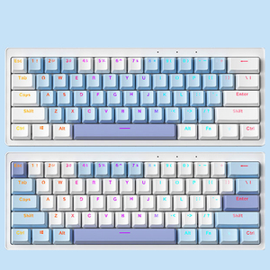 75% 83 TKL <b>USB</b> Wired RGB Backlit Mechanical Gaming <b>Keyboard</b> Spanish Mute Switch Hot Swappable Gasket Desktop New Tablet Inspired - Product Image 1