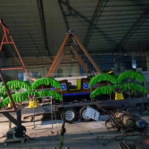 Aire de jeux avec remorque Kiddie Balançoire mécanique Outdoor Thème Amusement Park Ride Mini Pirate Ship à vendre - Product Image 6