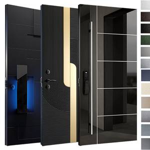 Porte de sécurité pour l'Europe de l'Est, Porte d'entrée principale pivotante pour villa en Turquie, Portes de sécurité blindées pour maison au Nigeria - Product Image 1