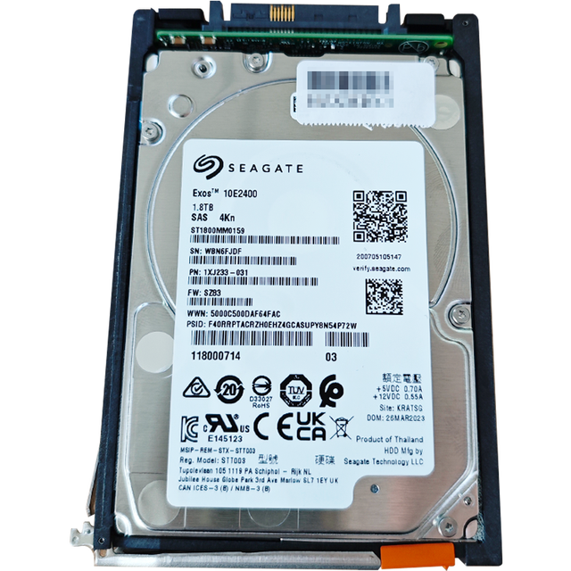 New  Unity Hard Disk 1.8TB 10K  SAS  25x2.5 DRIVE UPG   D4-2S10-1800U