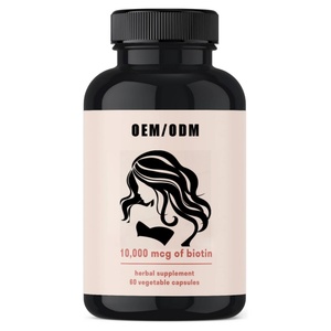 อาหารเสริมไบโอตินเพื่อสุขภาพผม ผิว เล็บ ขายดี รับผลิตแบบ OEM/ODM สำหรับผู้ค้าส่ง - Product Image 1