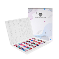 Livre d'échantillons de vernis à ongles en ABS, 120 couleurs, avec conseils gratuits et design luxueux pour usage professionnel en salon