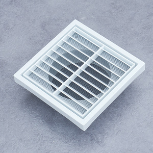 Hefengxing Louvered Vent Cover ABS Matte Single Layer Screw Fixing Circular Air Vent For Bathroom Kitchen Exhaust - Product Image 4