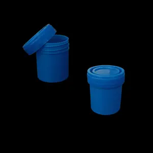 وعاء بلاستيكي للاستعمال مرة واحدة في المختبرات بتوريدات المصنع لاستعمال عينات البول والبثرة وعاء براز 40 مل خفيف الشكل غير شفاف