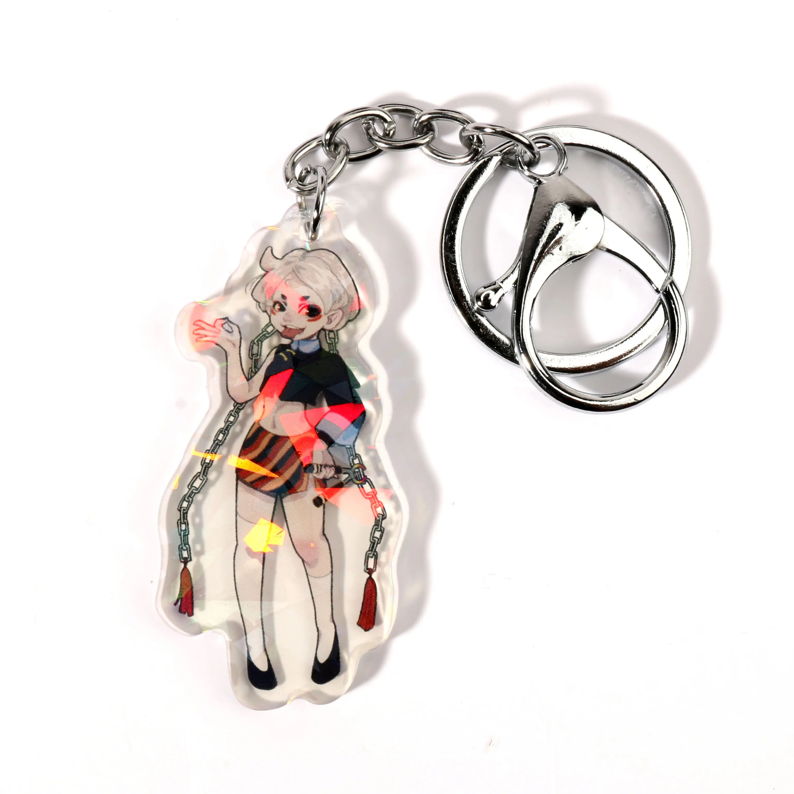 China Supplier Low Price Key Chain Display Stand Cute Offset Printing Acrylic Keychain