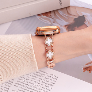 Bracelets de montre en métal diamant étincelant pour <span class=keywords><strong>Apple</strong></span> <span class=keywords><strong>Watch</strong></span> Series 10 9 8 Ultra 38 40 41 42 44 <span class=keywords><strong>45</strong></span> 46 49mm accessoires de bracelet pour femmes - Product Image 2