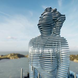 Popolare Scultura Moderna da Giardino in Metallo di <span class=keywords><strong>Marilyn</strong></span> <span class=keywords><strong>Monroe</strong></span>, Statua di Ragazza del Parco - Product Image 2