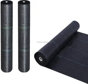 weed control fabric mat PP Woven Stabilization geotextile silt fence fabric for agriculture