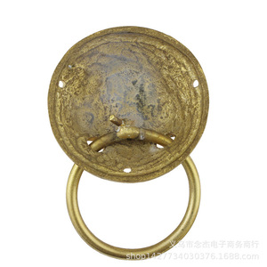 Chinese <b>Style</b> Lion <b>Head</b> Door Handle 7x10cm Brass Antique Bronze Outdoor Durable - Product Image 4