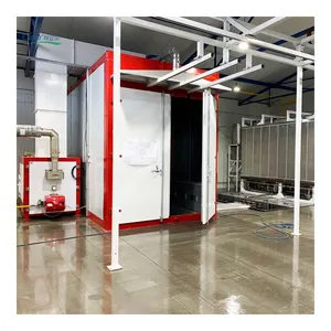 Clear lpg large powder coating curing oven for powder coating