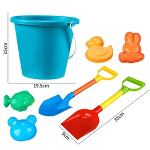 Kaufen China Großhandel heißen Verkauf Kinder großen Eimer Garten Strand spielen Sand Schnee dusche Spielzeug mit Schaufel Set für Kinder 1-6 Jahre alt