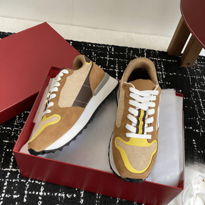 Zapatillas Deportivas Retro de Moda con Cierre de Cordones para Damas, Estilo Urbano y Salidas Diarias Valentinos - Product Image 1